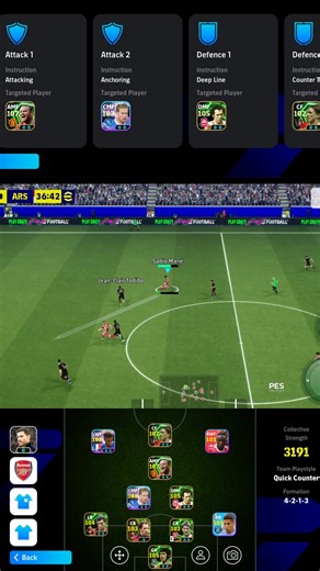 BEST Quick Counter Formation in eFootball 2026 #efootball #quickcounter #pes #shorts #newformation