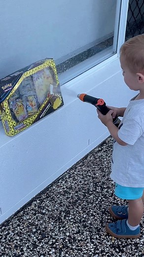 Unboxing Pikachu Vmax Collection Box with My Son