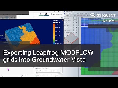 Exporting Leapfrog MODFLOW grids into Groundwater Vista​