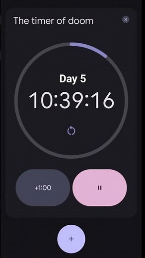 100 hour timer (Day 5)