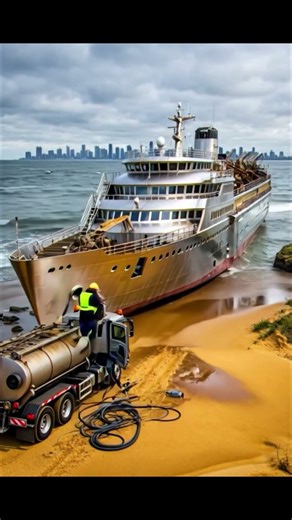 Amazing ship renovation video..... #mrbeast #fromruinedtoroom #renovation #shorts #reels #trending .