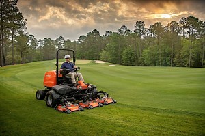 450 reactions · 56 shares | Designed for steep slopes, sharp undulations and complex terrain, the AR530 combines the agility of a trim mower with the coverage of a wide-area rotary mower. Featuring a standard SureTrac II™ all-wheel drive traction system, an innovative TrueDeck™ contour cutting unit design and five fully floating, articulated cutting decks, it brings Jake’s trusted signature cut to every blade of grass. | Jacobsen Turf Mowers | Facebook