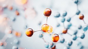 Transparent molecules background, 3d rendering. | Premium Stock Video Footage