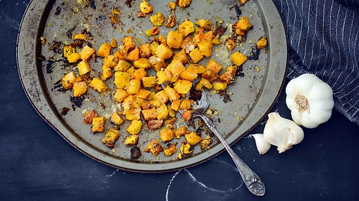 Courge butternut au four