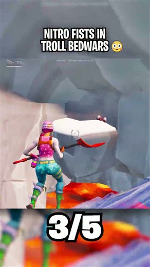 Nitro Fists in Troll Bedwars