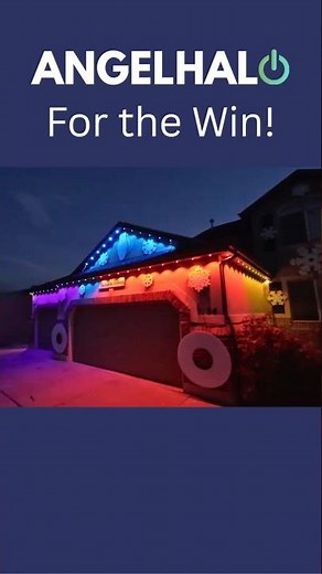 ANGELHALO Permanent Outdoor Lights Review | Smart RGB Year-Round Eave Lighting Install