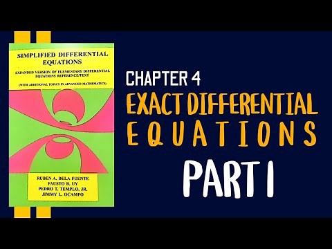 Exact Differential Equations_4.3 Supplementary Problems (1-4) Part1