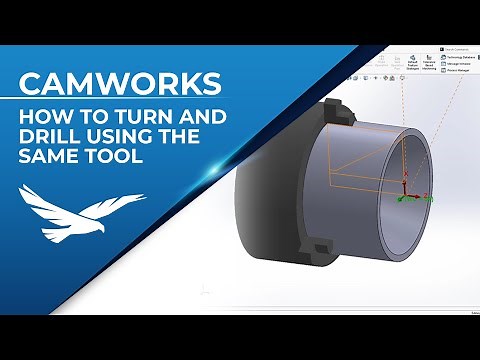 How to Turn and Drill Using the Same Tool