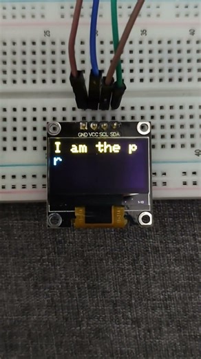 Goku Transformation on Mini OLED 😳#arduino #oled #anime #goku #electronics