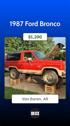 New Listings on Ford Bronco II! 1.) 1987 Ford Bronco located in Van...