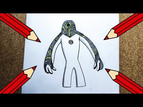 BEN 10 Drawing EASY drawing Upgrade BEN 10 Drawing step by step easy