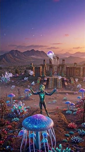 “Alien’s First Encounter 😱 | Cinematic Sci-Fi Short” #aishorts #alien