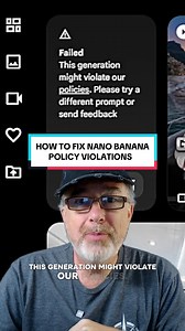 Here is a tip for how to fix ‘policy violations’ when using nano banana or Veo 3.1 #ai #movie #poster #veo3 #tip