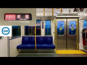 【走行音 • 空調音でほとんど掻き消される】小田急小田原線 8000形8058×4編成「三菱IGBT-VVVF＋全密閉かご形三相誘導電動機」小田原〜新松田 区間（快速急行 新 宿 行）