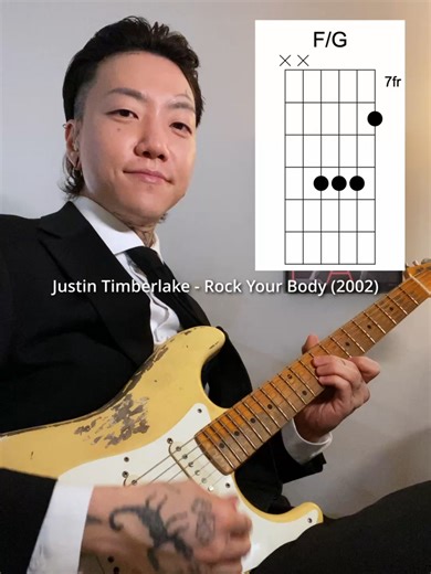 Justin Timberlake - Rock Your Body (2002) | Tabs & Chords Want to play this iconic groove exactly like this? Stop guessing the chords and rhythm. I've transcribed the exact voicings so you can lock in the groove right away. [ TRACK INFO ] 🔑 Key: Em | ⏱️ Tempo: 101 BPM 👇 Get the exact Tabs, Guitar Pro, and Backing Tracks: Hit the link in my bio to download the blueprint and practice with my custom loop. 🔗 [ Link in Bio ] while(true) { Find_Love(); }