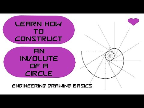EASY STEPS CONSTRUCTING AN INVOLUTE OF A CIRCLE