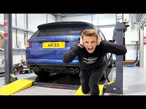 LOUDEST RANGE ROVER SVR EVER? MY NEW EXHAUST!