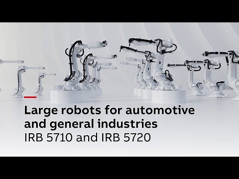 IRB 5710 and IRB 5720 - large ABB robots increase speed and flexibility for material handling