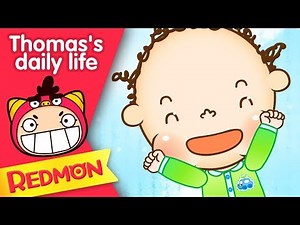 Stretch | Thomas's daily life | cartoons | REDMON