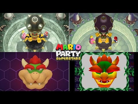 Mario Party Superstars // All Bowser Themed Minigames & Original