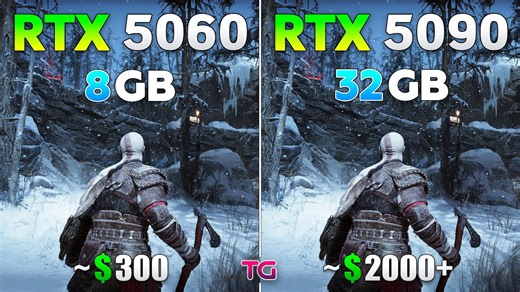 RTX 5060 vs RTX 5090 - How big is the difference?