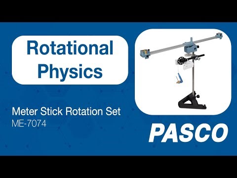 Meter Stick Rotation Set | PASCO Meter Stick Mechanics