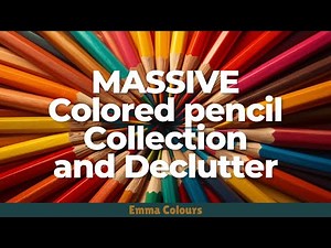 Massive colored pencil collection and declutter - adult coloring supplies November 2025