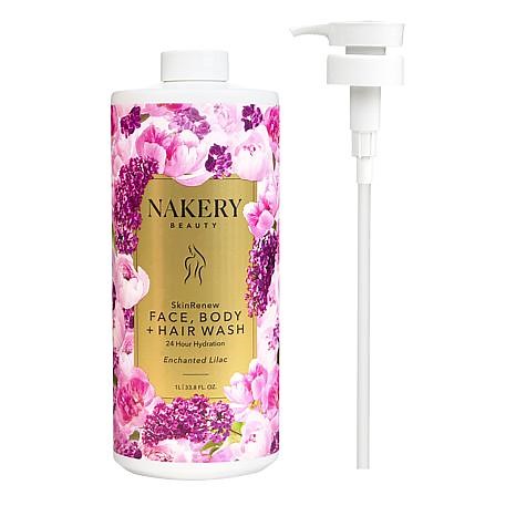 Nakery Beauty Enchanted Lilac SkinRenew Body, Face, and Hair Wash | HSN