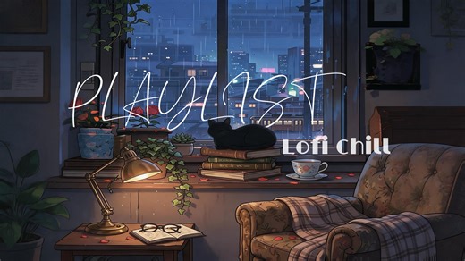 深夜书房Lofi Chill Paylist｜用AI生成刚好能让大脑“锁定”的純音乐｜Lofi纯音乐陪你专注到天亮｜戴上耳机，大脑自然进入专注模式