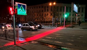 Enhanced lighting system improves pedestrian crossings safety in Russia | LEDiL