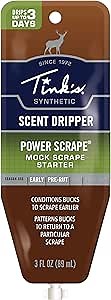 Tinks Scent Dripper - Power Scrape Mock Scrape Starter - 3 oz. Bag, (W5977)