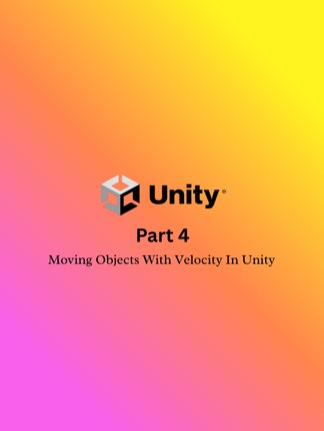 In this video, I'll be showing you guys how to move objects with velocity in unity. This is important because understanding how to move objects with velocity teaches the fundamentals of physics-based movement, which is essential for creating responsive and realistic gameplay in Unity. #Unity#visualstudio2022