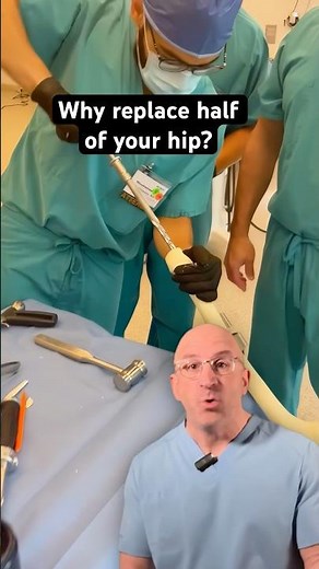 How Can Half A Hip Replacement Help Relieve Pain⁉️ #shorts