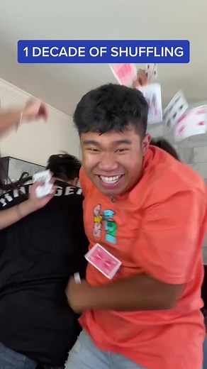 The Evolution of Card Shuffling 🤭🃏 #cardshuffle #cardistry #magician
