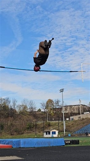 12K views · 46 reactions | WORLD RECORD: Highest Backflip on a Pogo Stick 10 foot 1 inch Henry Cabelus extreme pogo xpogo | Xpogo | Facebook