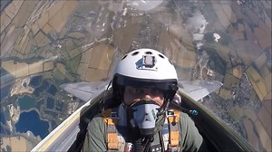 Amazing MiG-29 demonstrating aerobatic maneuver "fall", at the top of the climb the speed is zero. gravitational acceleration is zero, weightlessness, airplane is controled only with regulation of thrust with both engines, pilot Capt. Adrian Rojek... VLK https://youtu.be/GOLWf2fWnUc | MiG-29 Mikoyan Gurevich "Fulcrum"