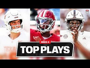 BEST PLAYS & MOMENTS from Week 4 of the 2026-27 college football season 🔥 | ESPN College Football