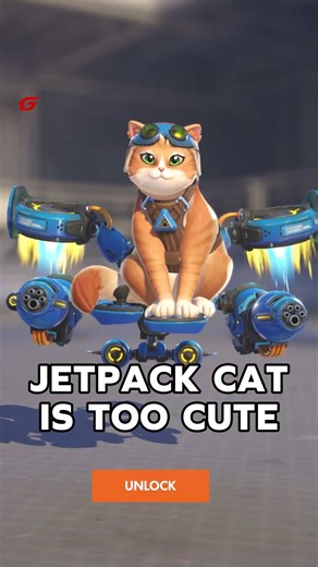 Jetpack Cat AKA Fika has some words of wisdom to share 🥹🥹 #Overwatch #jetpackcat #Cat #Mizuki #Domina