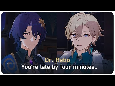 Dr Ratio Makes Fun of Aventurine (Cutscene) Penacony Arc | Honkai Star Rail 2.0