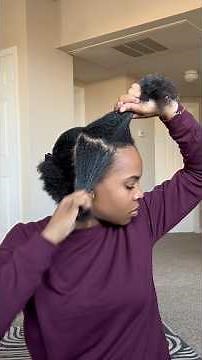 For Dry Natural Hair |Moisturizing Technique before installing Mini Twist! #4chair #naturalhair