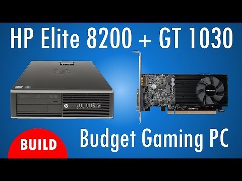 HP Elite 8200 Budget Gaming with GeForce GT 1030