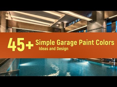 45+ Simple Garage Paint Colors Ideas and Design