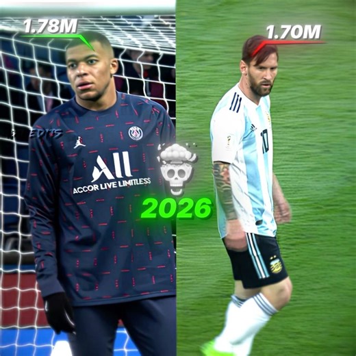 Mbappe X Messi Height ☠️👆