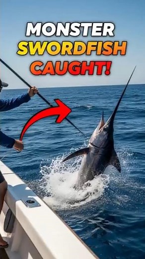 INSANE HARPOON CATCH! Giant Swordfish Pulled From the Deep