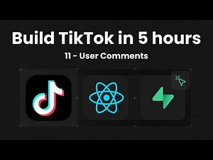 11 - Building a Comment Section in a TikTok Clone | React Native & Supabase