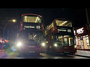 *First Day* Journey on Go Ahead London Route 123 from Waterworks Corner. Gemini 3 WHV61 (BF65 WJD)