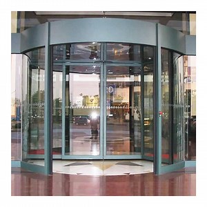 [Hot Item] Accept Custom Design Power Coating Automatic Revolving Door