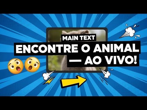 Só os atentos encontram o ANIMAL escondido 🐴 Live de jogo visual