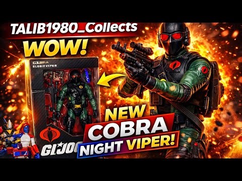 GI Joe Classified Series187 Cobra Night Viper Unboxing and Review