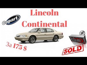 lincoln continental ВСЕГО ЗА 175$ видео обзор | Видео #3